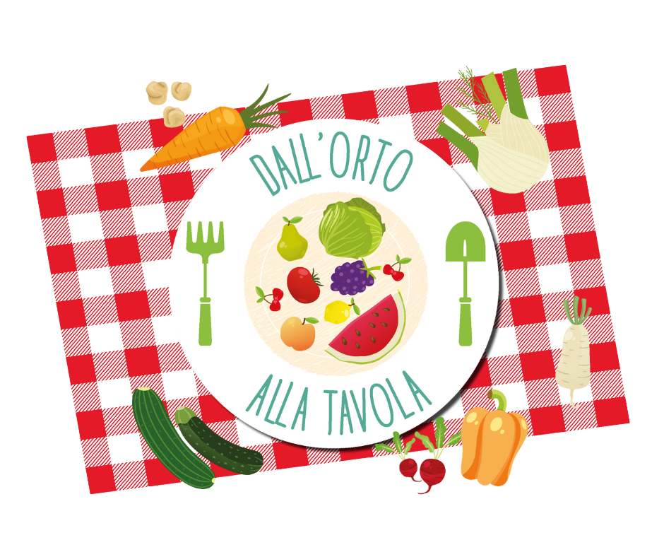 Grafica tovaglietta LAB Orto tavola 2025