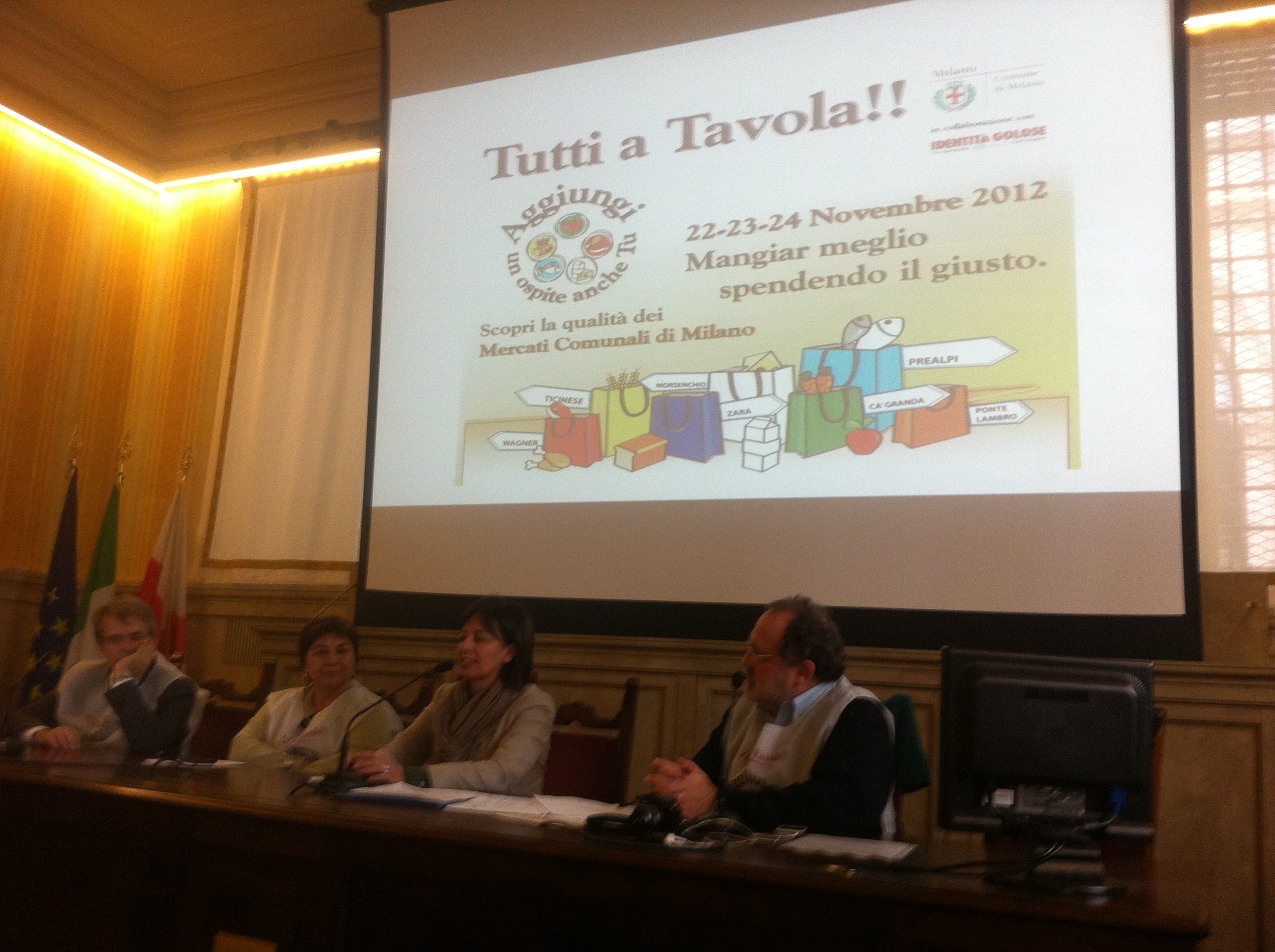 conferenza tutti a tavola 2012